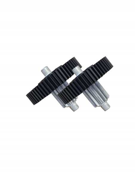 Wheel No. 2 plastic with pinion (set of 2 pcs)