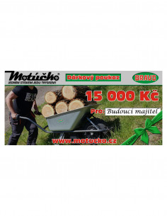 Dárkový poukaz v hodnotě 15 000 Kč