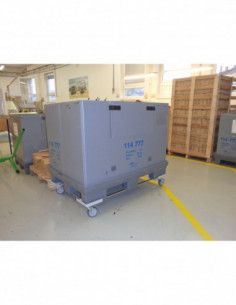 Palettenwagen 80 x 120 cm, Lenkrollen (ohne Bremse)