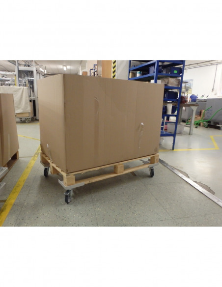 Palettenwagen 80 x 120 cm, Lenkrollen (ohne Bremse)
