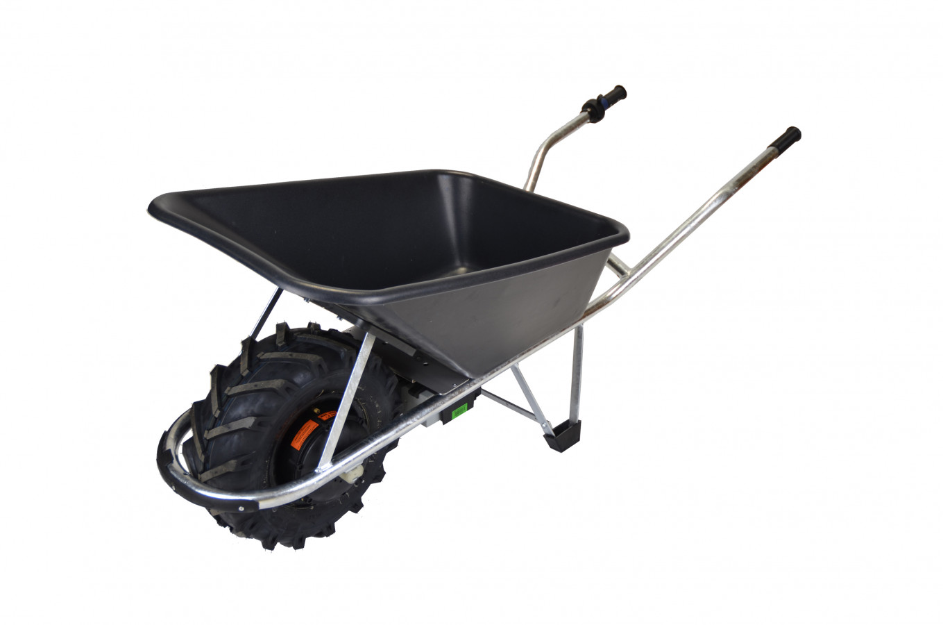 Motúčko STANDARD KLASIK - elektrické kolečko Plastová korba 80 l Pneumatika 16 cm Pozinkovaný rám