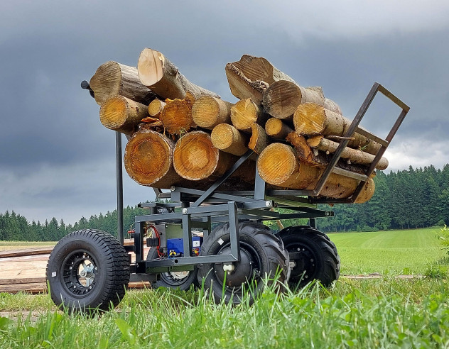 MOTOKARRE DUMPER mit Steuerdeichsel