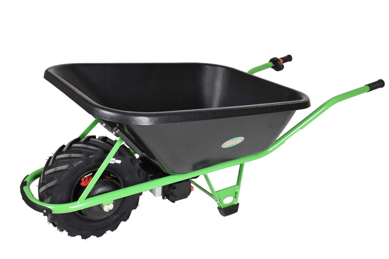 Motúčko STANDARD KLASIK - elektrické kolečko Standardní rám Plastová korba 120 l Pneumatika 16 cm