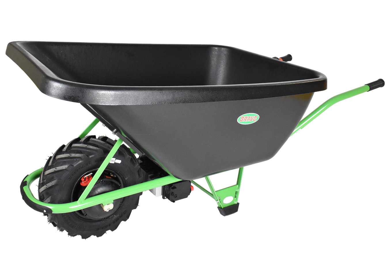 Motúčko STANDARD KLASIK - elektrické kolečko Standardní rám Plastová korba 200l Pneumatika 16 cm