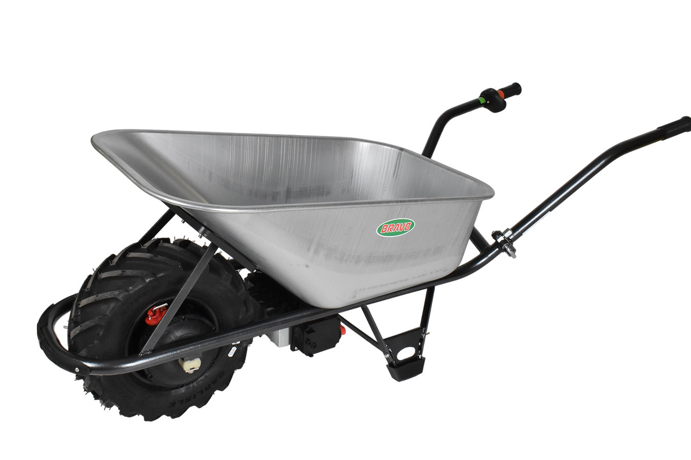Motúčko STANDARD KLASIK - elektrické kolečko Pozinkovaná korba 100 l Pneumatika 16 cm Skládací rám
