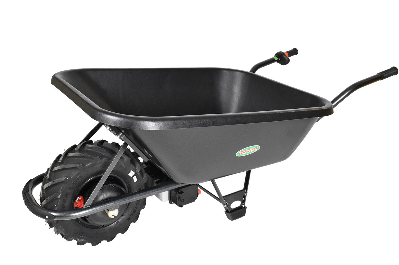 Motúčko STANDARD KLASIK - elektrické kolečko Plastová korba 120 l Pneumatika 16 cm Skládací rám