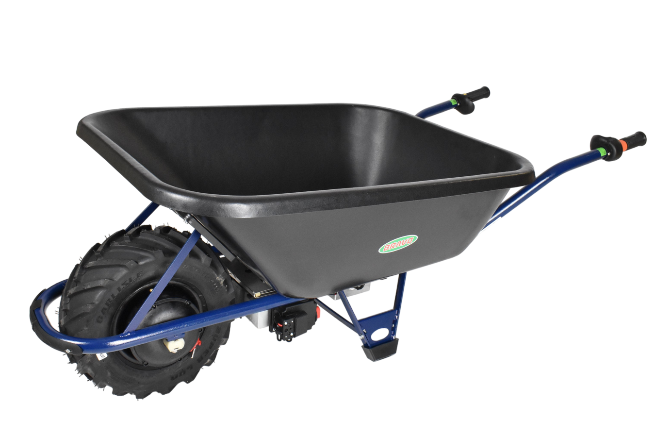Motúčko EXTRA HERKULES - elektrické kolečko Standardní rám Plastová korba 120 l Pneumatika 16 cm 1 x AGM 12 V / 22 Ah