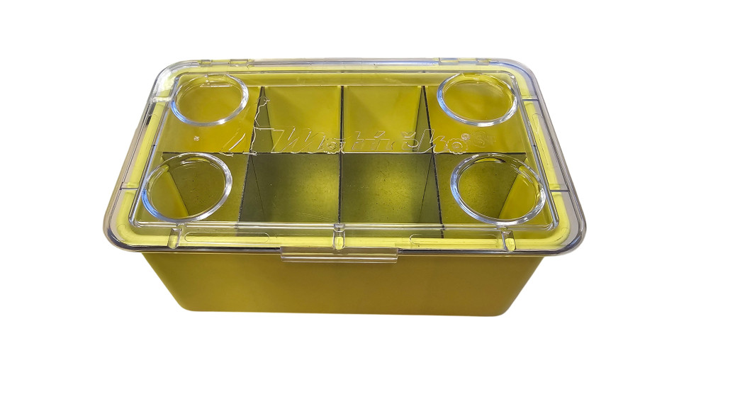 Box with compartment