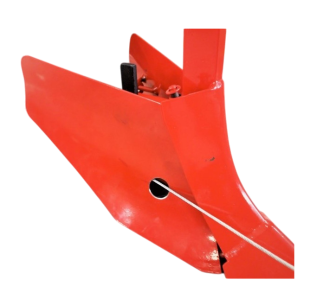 Plough with winch hole