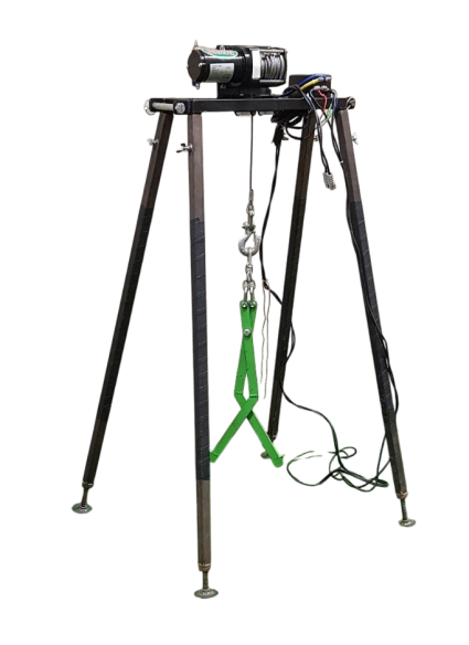 Lanový zdvihák JEDNA TONA (nosnosť 1100 kg, rozložiteľný)