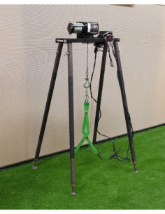 Rope hoist (load 450 kg, decomposable)