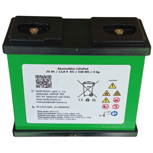 Akumulator (bateria) LiFePo4, 12 V / 25 Ah