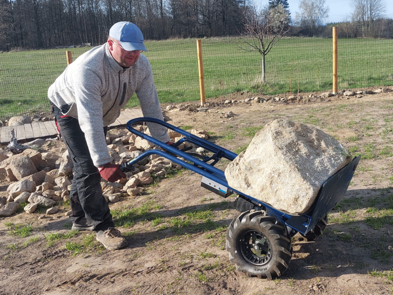 MOTUČKO Off-road E-Ruddle mały przejście do 60 cm