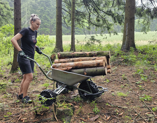 Prídavné zadné kolesá Triglav s brzdou
