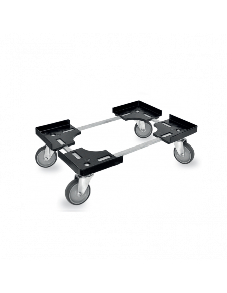 Wagen für Kisten 40 x 60 cm, Lenkrollen